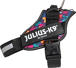 Julius-K9 IDC Power Dog Harness, Mixed Hearts, Large