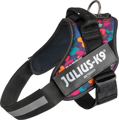 Show full view: Julius-K9 IDC Power Dog Harness, Mixed Hearts, Large slide 3 of 5