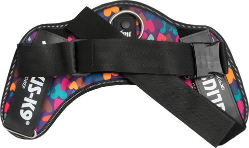 Show full view: Julius-K9 IDC Power Dog Harness, Mixed Hearts, Large slide 2 of 5