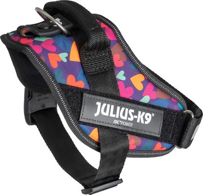 Show full view: Julius-K9 IDC Power Dog Harness, Mixed Hearts, Medium slide 4 of 4