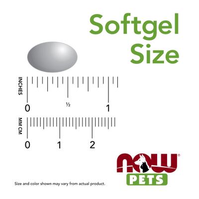 Show full view: NOW Pets Omega-3 Mini Gels Dog & Cat Supplement, 150 count slide 5 of 9