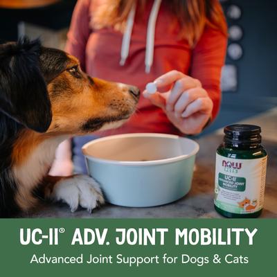 Show full view: NOW Pets UC-II Advanced Joint Mobility Dog & Cat Supplement, 60 Count slide 5 of 11
