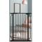 Show in main carousel: WAOWAO Extra Tall Pressure Mounted Adjustable Metal Pet Dog Gate, 40.55-in x 29-33-in, Black slide 1 of 10