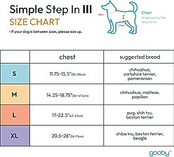 Gooby Simple Step In III Dog Harness, Purple, Medium: 16.75 to 21.5-in chest slide 2 of 6