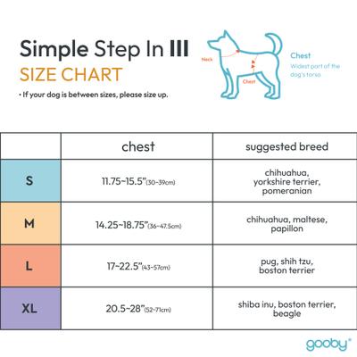 Show full view: Gooby Simple Step In III Dog Harness, Green, Large: 18.5 to 23.75-in chest slide 5 of 7