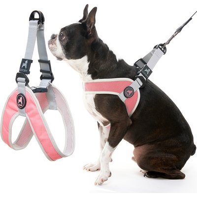 Gooby Gooby Simple Step In III Dog Harness, Pink, Medium: 16.75 to 21.5-in chest