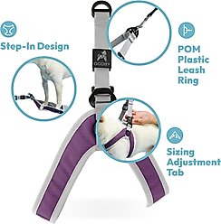 Gooby Simple Step In III Dog Harness, Green, Medium: 16.75 to 21.5-in chest slide 2 of 6