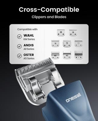 Show full view: OneIsAll Cordless Professional Dog Grooming Clippers slide 6 of 12