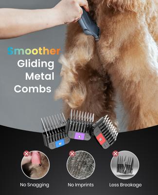 Show full view: OneIsAll Cordless Professional Dog Grooming Clippers slide 7 of 12