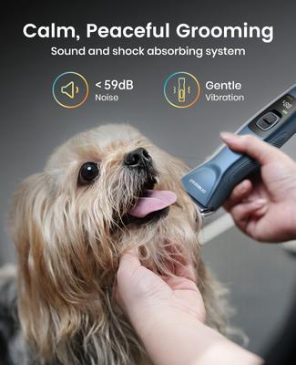 Show full view: OneIsAll Cordless Professional Dog Grooming Clippers slide 5 of 12