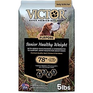 VICTOR Senior Healthy Weight Joint Support Low Fat Gluten-Free Dry Dog Food, 5-lb bag