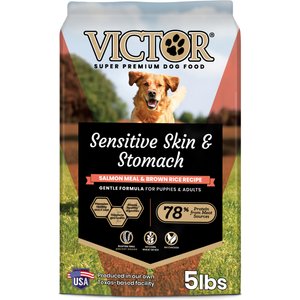 VICTOR Sensitive Skin & Stomach Salmon Meal & Brown Rice Recipe Dry Dog Food, 5-lb bag