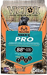 VICTOR Realtree Max-5 Pro 30/20 High Protein Joint Support Active Sporting Dry Dog Food, 5-lb bag
