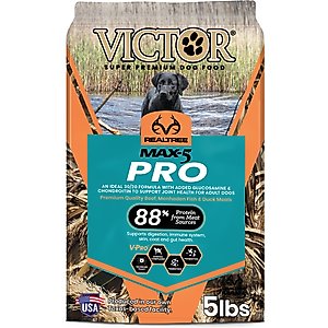 VICTOR Realtree Max-5 Pro 30/20 High Protein Joint Support Active Sporting Dry Dog Food, 5-lb bag