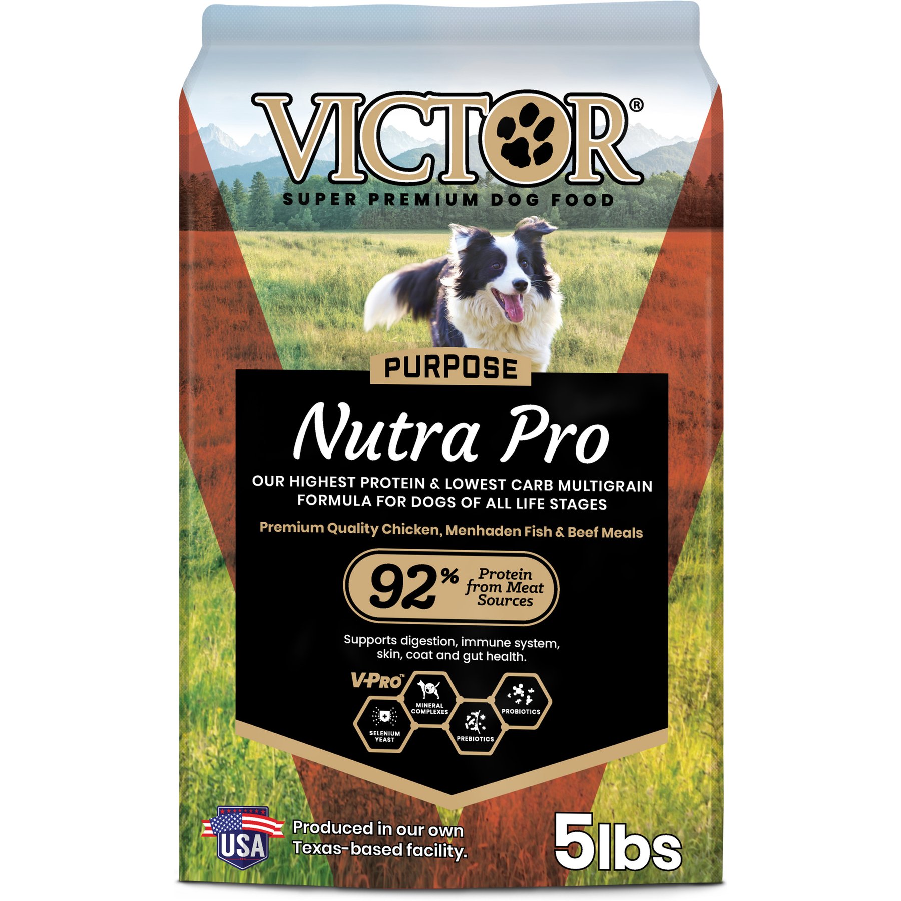 Victor Select Nutra Pro Active Dog & Puppy Formula Dry Dog Food, 5-lb