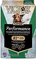 VICTOR Performance Active High Protein Hip & Joint Support Adult Dry Dog Food, 5-lb bag