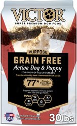 VICTOR Grain-Free Active High Protein Dry Dog Food, 30-lb bag