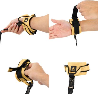 Show full view: Gooby Ripstop Wrist Band Nylon Dog Leash, 6-ft long, 1.5-in wide, Yellow slide 2 of 4