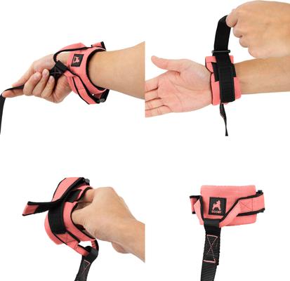 Show full view: Gooby Ripstop Wrist Band Nylon Dog Leash, 6-ft long, 1.5-in wide, Pink slide 2 of 4