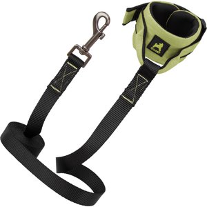 Gooby Ripstop Wrist Band Nylon Dog Leash, 6-ft long, 3/4-in wide, Green