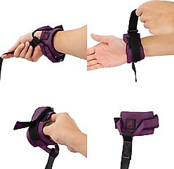 Gooby Ripstop Wrist Band Nylon Dog Leash, 6-ft long, 3/4-in wide, Purple slide 2 of 4