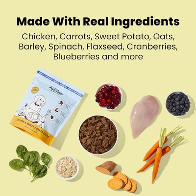 Show full view: The Pets Table Chicken & Sweet Potato Air-Dried Dog Food, 16-oz bag slide 5 of 9