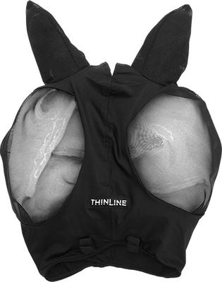 Show full view: ThinLine SoftFit Horse Fly Mask, Black, Large slide 2 of 2