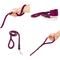 Show in main carousel: Gooby Soft Mesh Polyester Dog Leash, 4-ft long, 1.5-in wide, Purple slide 2 of 3