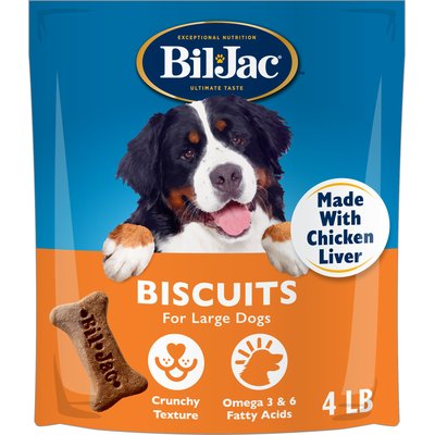 Bil-Jac Bil-Jac Large Biscuit Crunchy Dog Treats, 4-lb bag