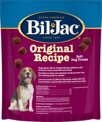 Show full view: Bil-Jac Original Recipe with Liver Soft Dog Treats, 10-oz bag slide 3 of 12