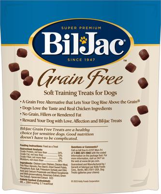 Show full view: Bil-Jac Chicken & Sweet Potato Grain-Free Training Dog Treats, 10-oz bag slide 3 of 9