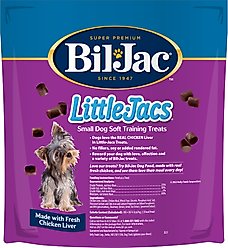 Bil-Jac Picky No More Small Breed Chicken Liver Recipe Dry Dog Food, 6-lb bag + Bil-Jac Little-Jacs Small Dog Chicken Liver Training Dog Treats, 16-oz bag slide 2 of 9
