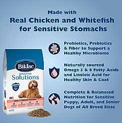 Bil-Jac Sensitive Solutions Chicken & Whitefish Recipe Dry Dog Food, 30-lb bag slide 2 of 8