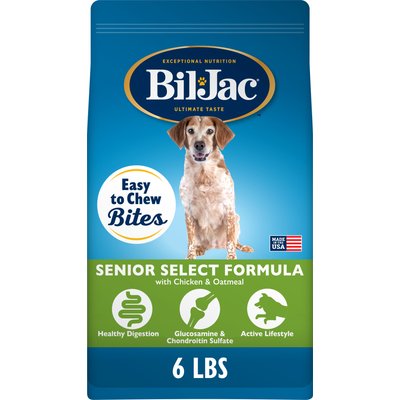 Bil-Jac Bil-Jac Senior Select Chicken & Oatmeal Recipe Dry Dog Food, 6-lb bag