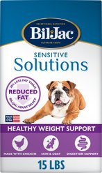 Bil-Jac Reduced Fat Chicken Recipe Dry Dog Food, 15-lb bag