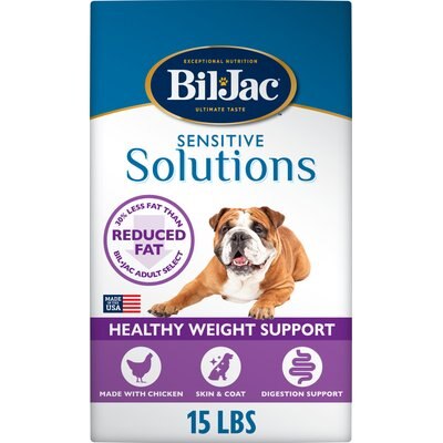 Bil-Jac Bil-Jac Sensitive Solutions Healthy Weight Fresh Chicken Recipe Dry Dog Food, 15-lb bag