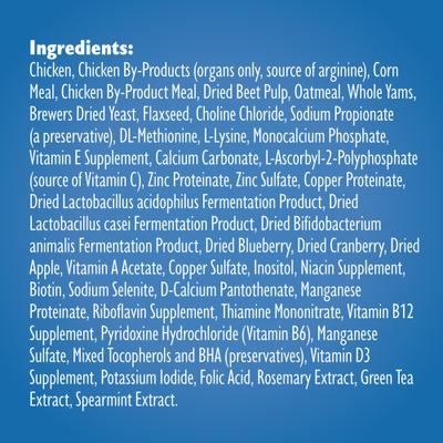 Show full view: Bil-Jac Small Breed Adult Chicken, Oatmeal & Yams Recipe Dry Dog Food, 30-lb bag slide 8 of 11