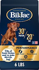 Bil-Jac 30/20 Performance Dry Dog Food, 6-lb bag