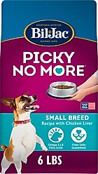 Bil-Jac Picky No More Small Breed Chicken Liver Recipe Dry Dog Food, 6-lb bag