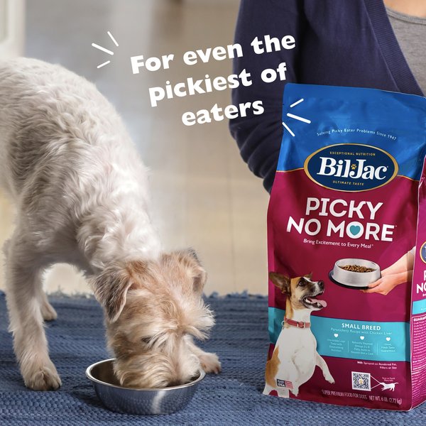 Bil-Jac Picky No More Small Breed Chicken Liver Recipe Dry Dog Food