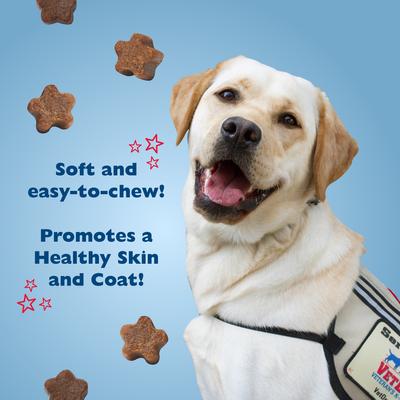 Show full view: Bil-Jac America's VetDogs Skin & Coat Dog Treats, 10-oz bag slide 4 of 13