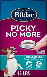 Bil-Jac Picky No More Small Breed Chicken Liver Recipe Dry Dog Food, 15-lb bag