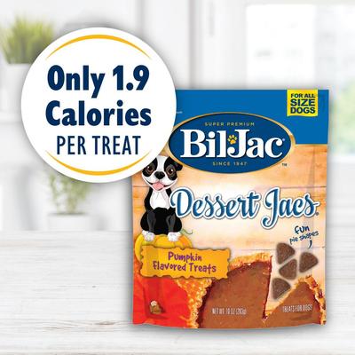 Show full view: Bil-Jac Dessert Jacs Pumpkin Flavored Dog Treats, 10-oz bag slide 4 of 9