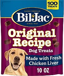 Bil-Jac Original Recipe with Liver Soft Dog Treats, 10-oz bag