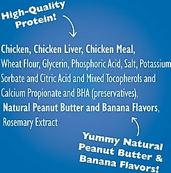 Bil-Jac PBnanas Peanut Butter & Banana Flavor Soft Dog Treats, 10-oz bag slide 2 of 8