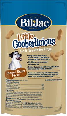 Show full view: Bil-Jac Little Gooberlicious Peanut Butter Flavor Soft Dog Treats, 4-oz bag slide 3 of 12