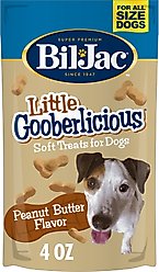 Bil-Jac Little Gooberlicious Peanut Butter Flavor Soft Dog Treats, 4-oz bag