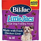 Bil-Jac Little-Jacs Small Dog Chicken Liver Training Dog Treats, 16-oz bag