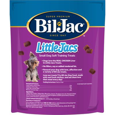 Show full view: Bil-Jac Little-Jacs Small Dog Chicken Liver Training Dog Treats, 10-oz bag slide 3 of 12