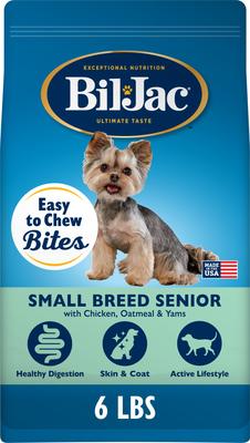 BIL-JAC Small Breed Senior Chicken, Oatmeal & Yam Recipe Dry Dog